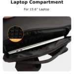 Cwatcun D89 Camera Backpack Waterproof Leather Film 15.6 Laptop Sleeve Bag - Image 7