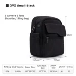 Cwatcun D93 Camera Bag Canvas Shoulder Bag - Image 3