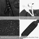 Cwatcun D93 Camera Bag Canvas Shoulder Bag - Image 7