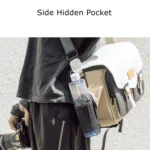 Cwatcun D99 Contrast Color Single Shoulder Camera Bag Outdoor Camera Bag Professional Crossbody Handbag - Image 7