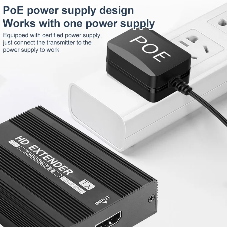 EDA0059390_B2.webp Measy ET1815 HDMI Extender Transmitter and Receiver Converter, Transmission Distance: 150m - Image 3