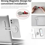 ZF012 For Tesla Magnetic Hidden Phone Holder, with 2pcs Magnets Sheet - Image 3