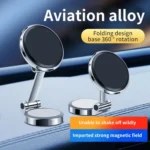 ZF016 Magnetic Alloy Foldable Car Dashboard Phone Holder - Image 2