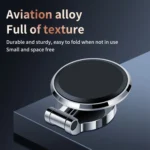 ZF016 Magnetic Alloy Foldable Car Dashboard Phone Holder - Image 5