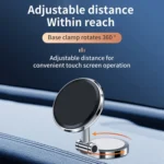 ZF016 Magnetic Alloy Foldable Car Dashboard Phone Holder - Image 8
