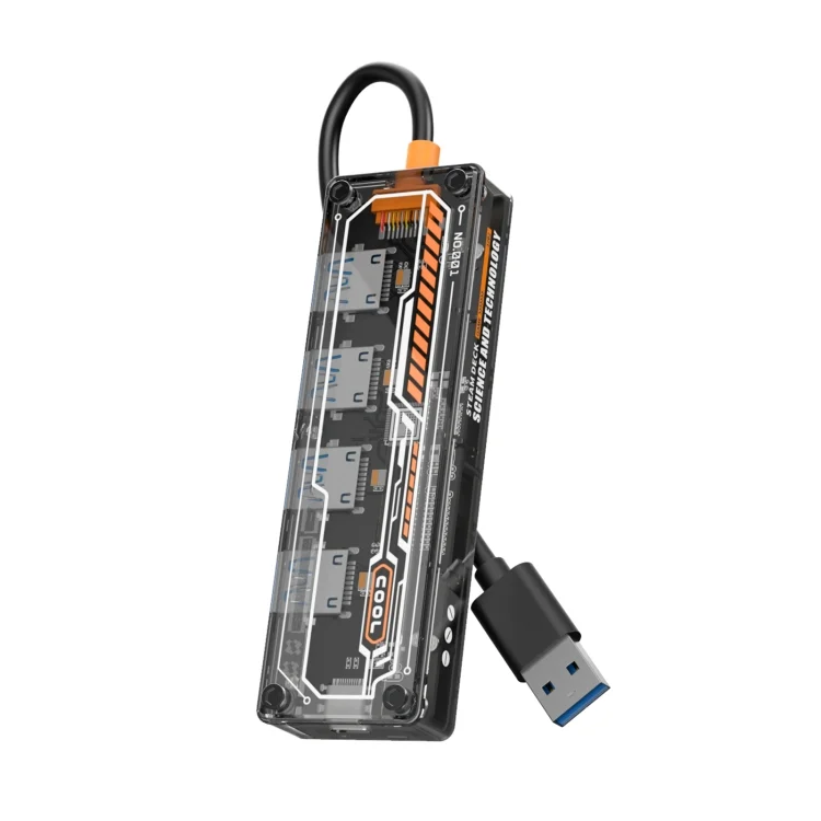 SW4U-A 5 in 1 USB to Type-C + 4 x USB3.0 HUB Docking Station