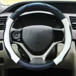 Super Fiber Leather Car Universal Anti-skid Steering Wheel Cover, Diameter: 38cm