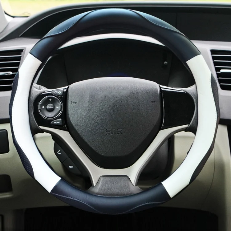 Super Fiber Leather Car Universal Anti-skid Steering Wheel Cover, Diameter: 38cm