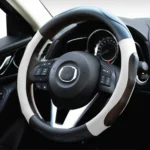 Super Fiber Leather Car Universal Anti-skid Steering Wheel Cover, Diameter: 38cm - Image 6