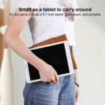 Magnetic PU Leather Tablet Laptop Folding Holder - Image 6