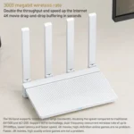 Original Xiaomi AX3000T 2.4GHz/5GHz Dual-band 1.3GHz CPU Router Supports NFC Connection, US Plug - Image 2