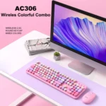 AULA AC306 104 Keys Retro Wireless Keyboard + Mouse Combo Set - Image 2