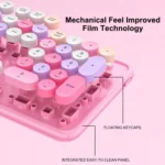 AULA AC306 104 Keys Retro Wireless Keyboard + Mouse Combo Set - Image 6