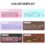 AULA AC306 104 Keys Retro Wireless Keyboard + Mouse Combo Set - Image 8