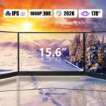 15.6 inch HDR 1080P IPS Screen Portable Monitor - Image 3