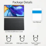 15.6 inch HDR 1080P IPS Screen Portable Monitor - Image 9