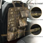 2pcs / Set Car Front Seat Back Camouflage Storage Bag Car Hanging Organiser - Image 5