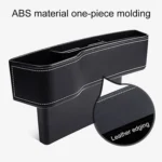 Car Multi-functional Console Box Cup Holder Seat Gap Side Storage Box, Leather Style - Image 4