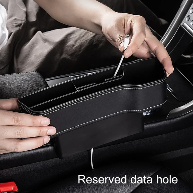EDA00612503B_5.webp Car Multi-functional Console Box Cup Holder Seat Gap Side Storage Box, Leather Style - Image 6