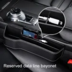 Car Multi-functional Console Box Cup Holder Seat Gap Side Storage Box, Leather Style - Image 8
