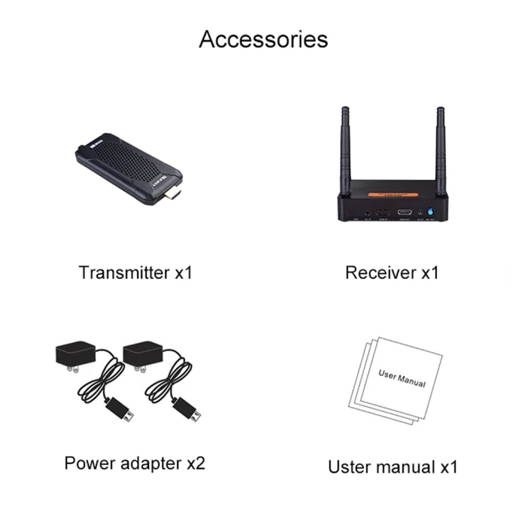 EDA00613101_10.webp Measy FHD656 Mini 1080P HDMI 1.4 HD Wireless Audio Video Transmitter Receiver Extender Transmission System, Transmission Distance: 100m, - Image 11