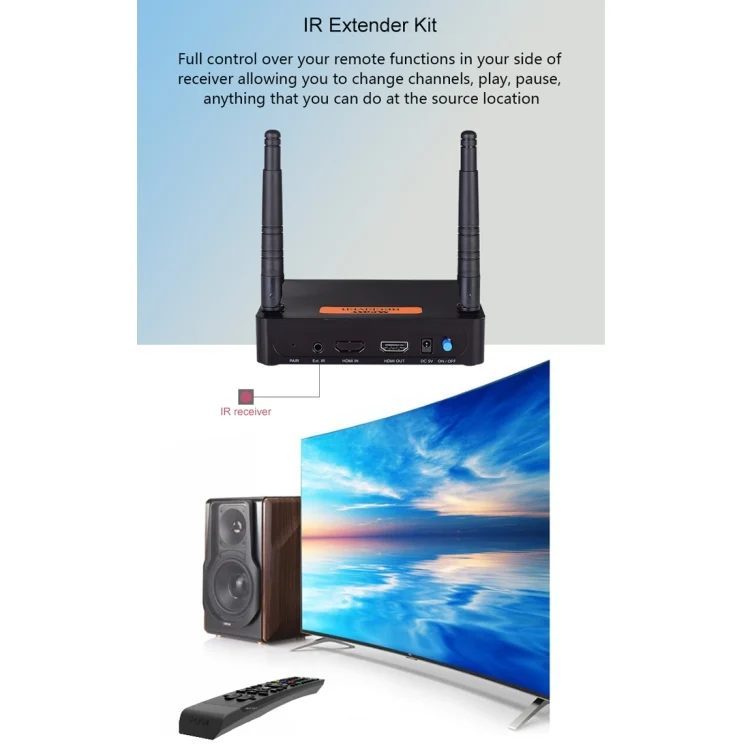 EDA00613101_4.webp Measy FHD656 Mini 1080P HDMI 1.4 HD Wireless Audio Video Transmitter Receiver Extender Transmission System, Transmission Distance: 100m, - Image 5