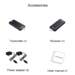 Measy FHD656 Nano 1080P HDMI 1.4 HD Wireless Audio Video Double Mini Transmitter Receiver Extender Transmission System, Transmission Distance: 100m, - Image 11