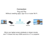 Measy FHD656 Nano 1080P HDMI 1.4 HD Wireless Audio Video Double Mini Transmitter Receiver Extender Transmission System, Transmission Distance: 100m, - Image 3