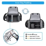 Cwatcun D52 Crossbody Camera Bag Photography Lens Shoulder Bag - Image 6