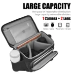 Cwatcun D67 Crossbody Camera Bag Photography Lens Shoulder Bag - Image 2