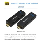 Measy W2H Nano 1080P HDMI 1.4 3D Wireless HDMI Audio Video Transmitter Receiver Extender, Transmission Distance: 30m, - Image 2