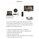 Measy W2H Nano 1080P HDMI 1.4 3D Wireless HDMI Audio Video Transmitter Receiver Extender, Transmission Distance: 30m, - Image 3
