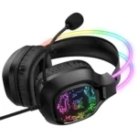 ONIKUMA X22 USB + 3.5mm Colorful Light Wired Gaming Headset with Mic, Cable length: 1.8m - Image 4