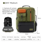 Cwatcun D117 Large Capacity Photography Backpack Shoulders Laptop Camera Bag - Image 2