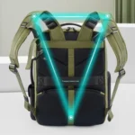 Cwatcun D117 Large Capacity Photography Backpack Shoulders Laptop Camera Bag - Image 8