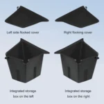 For Tesla Model Y 2021-2023 2pcs / Set Car Trunk Side Storage Box, Flagship Model - Image 3