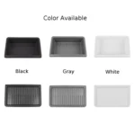 For Tesla Model Y 2021-2023 TPE Storage Organizer Under Car Seat - Image 2