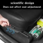 For Tesla Model Y 2021-2023 TPE Storage Organizer Under Car Seat - Image 4