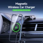 DUZZONA V3 15W Car Magnetic Wireless Charger Phone Holder - Image 2