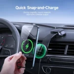 DUZZONA V3 15W Car Magnetic Wireless Charger Phone Holder - Image 3