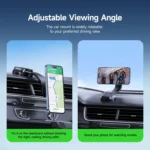 DUZZONA V3 15W Car Magnetic Wireless Charger Phone Holder - Image 5