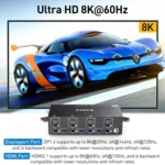 KC-KVM303DH 8K 60Hz USB3.0 DP+DP+HDMI Triple Monitors KVM Switch - Image 2