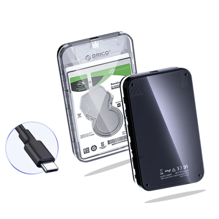 ORICO DZ25C3-CR 2.5-inch Type-C 5Gbps External Storage HDD Case