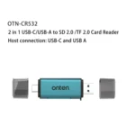 Onten CR532 2 in 1 USB-A / USB-C to SD2.0 / TF2.0 USB Card Reader - Image 3