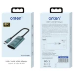 Onten UC981 8K 30Hz USB-C / Type-C to HDMI Video Converter Adapter - Image 7