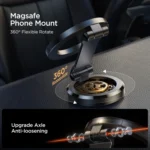 JOYROOM JR-ZS403 Metal Foldable Magnetic Car Phone Mount - Image 4