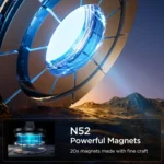 JOYROOM JR-ZS403 Metal Foldable Magnetic Car Phone Mount - Image 5