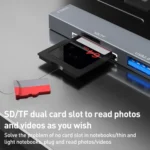 ADS-807D 6 in 1 USB + Type-C to PD100W + USB3.0/2.0 + SD/TF HUB Docking Station - Image 5