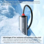 Yesido HB26 2 in 1 USB+USB-C/Type-C to Ethernet Adapter - Image 6