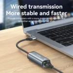 Yesido HB26 2 in 1 USB+USB-C/Type-C to Ethernet Adapter - Image 7